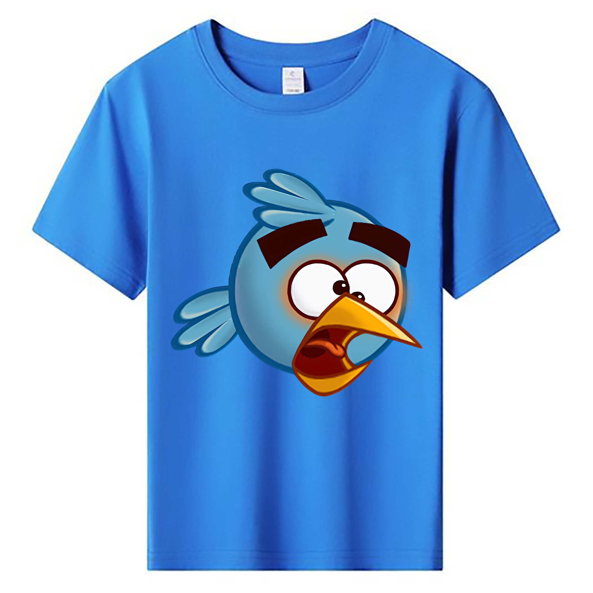 （画像用） Angry Birds アングリーバード 綿100％キッズTシャツ（フロントプリント）